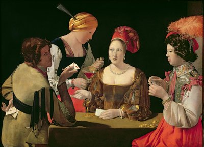 The Cheat with the Ace of Diamonds by Georges de La Tour